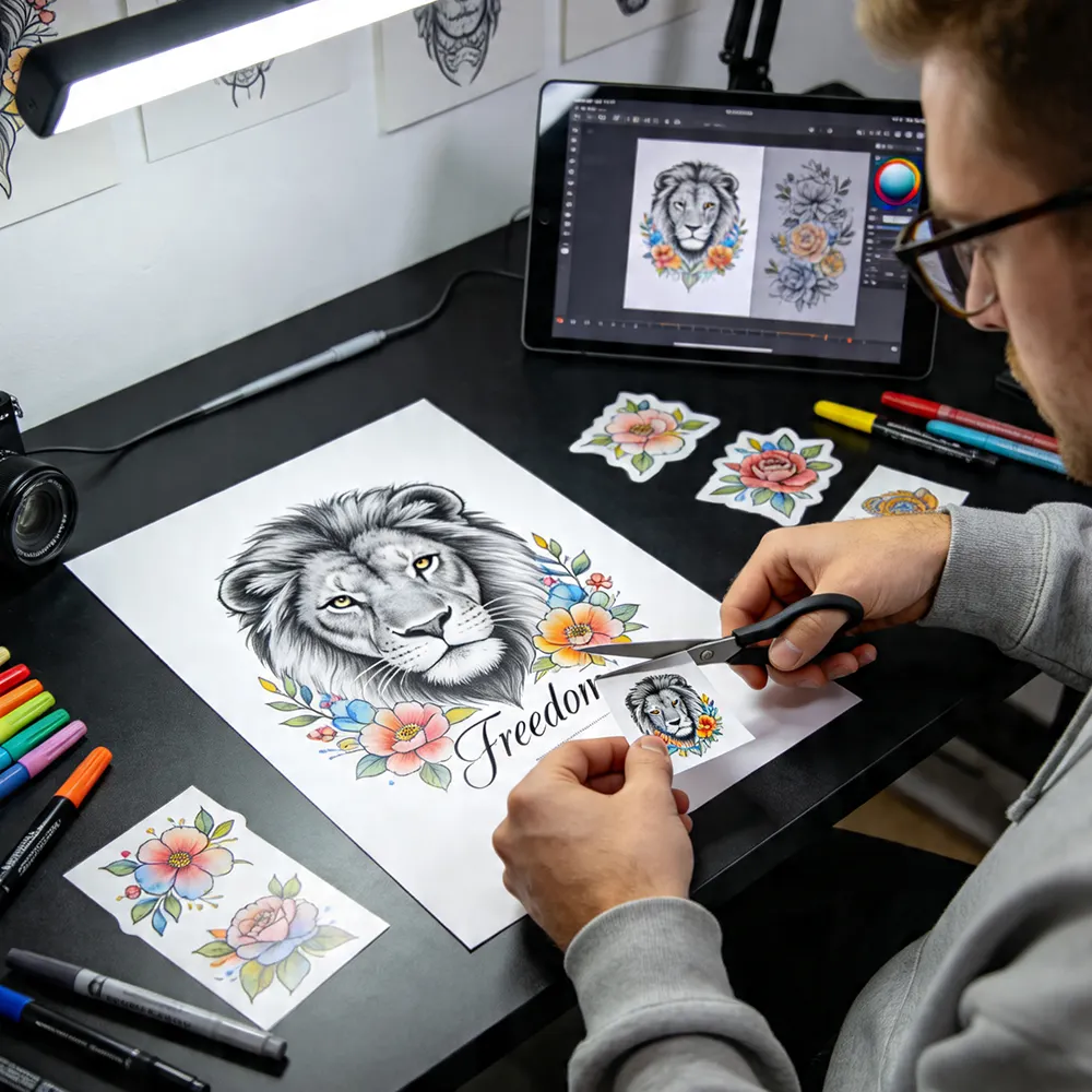 Tatouages temporaires faits maison
