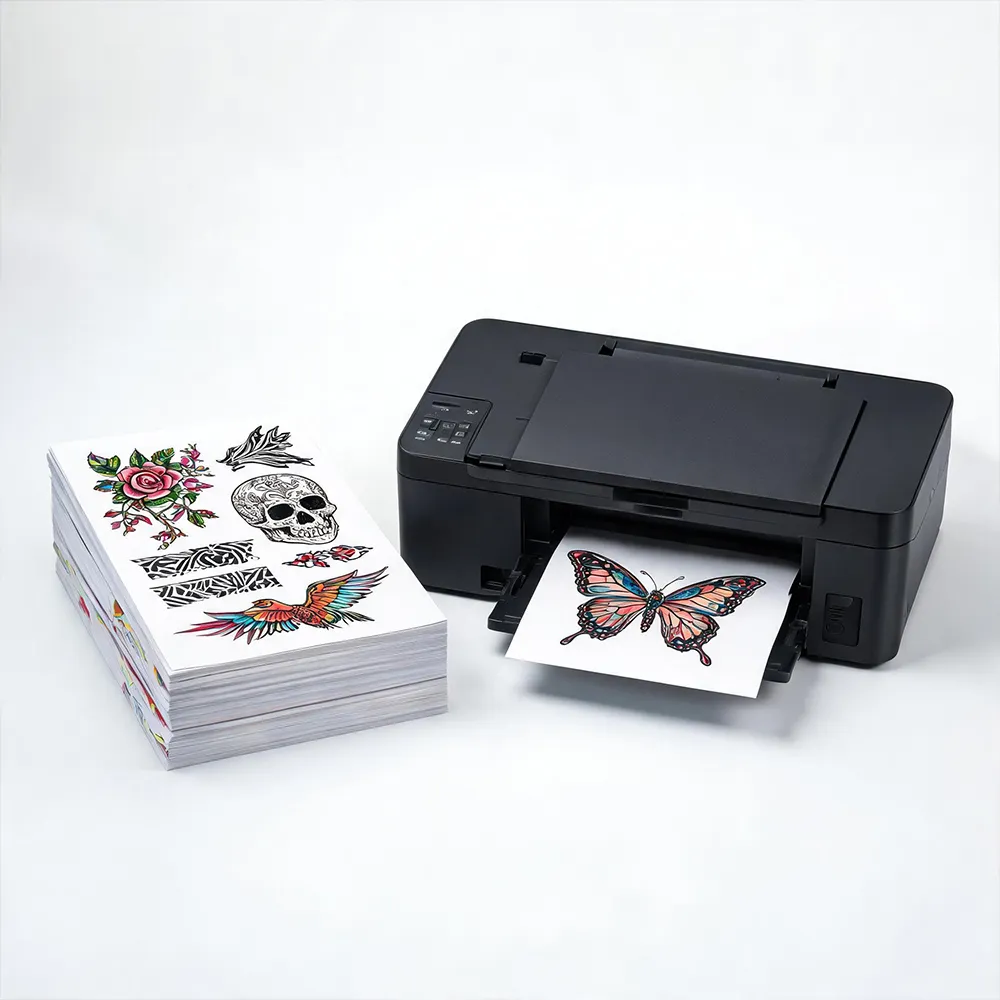 papier adhésif à tatouage