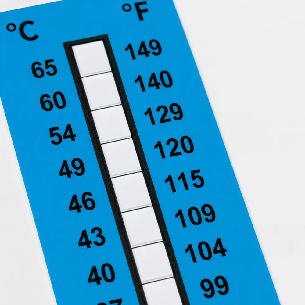 Étiquette indicatrice de température de la cargaison