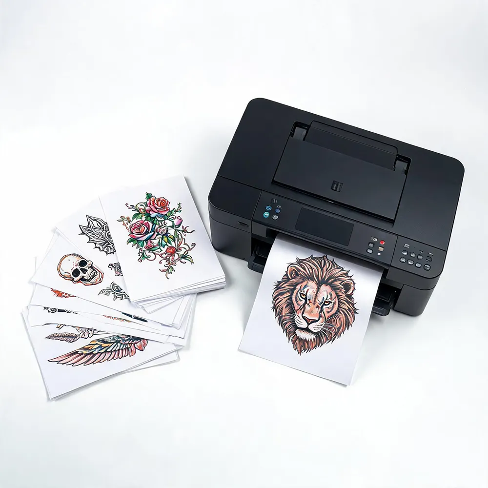 Papier transparent pour tatouage