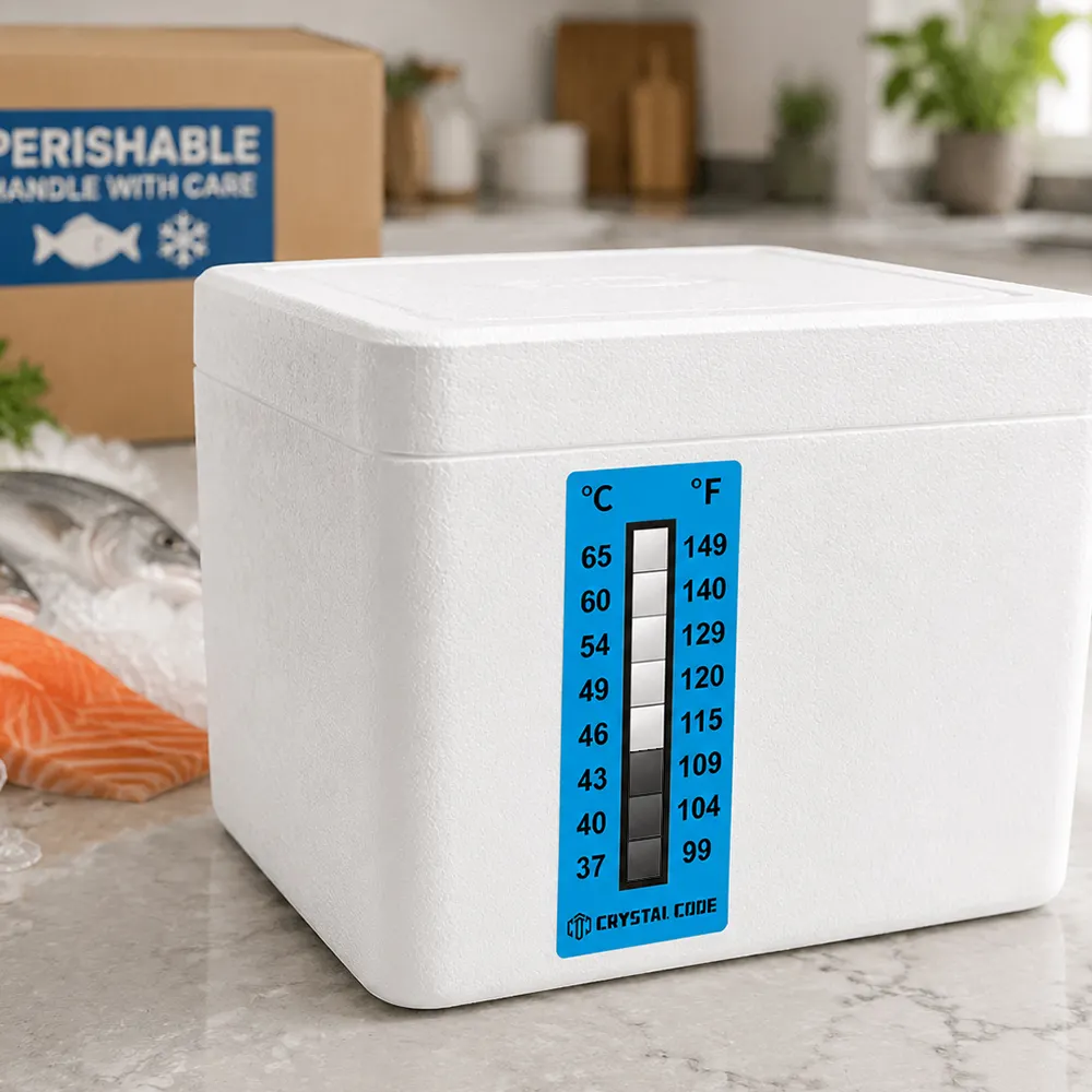 Indicateur de température de stockage à froid