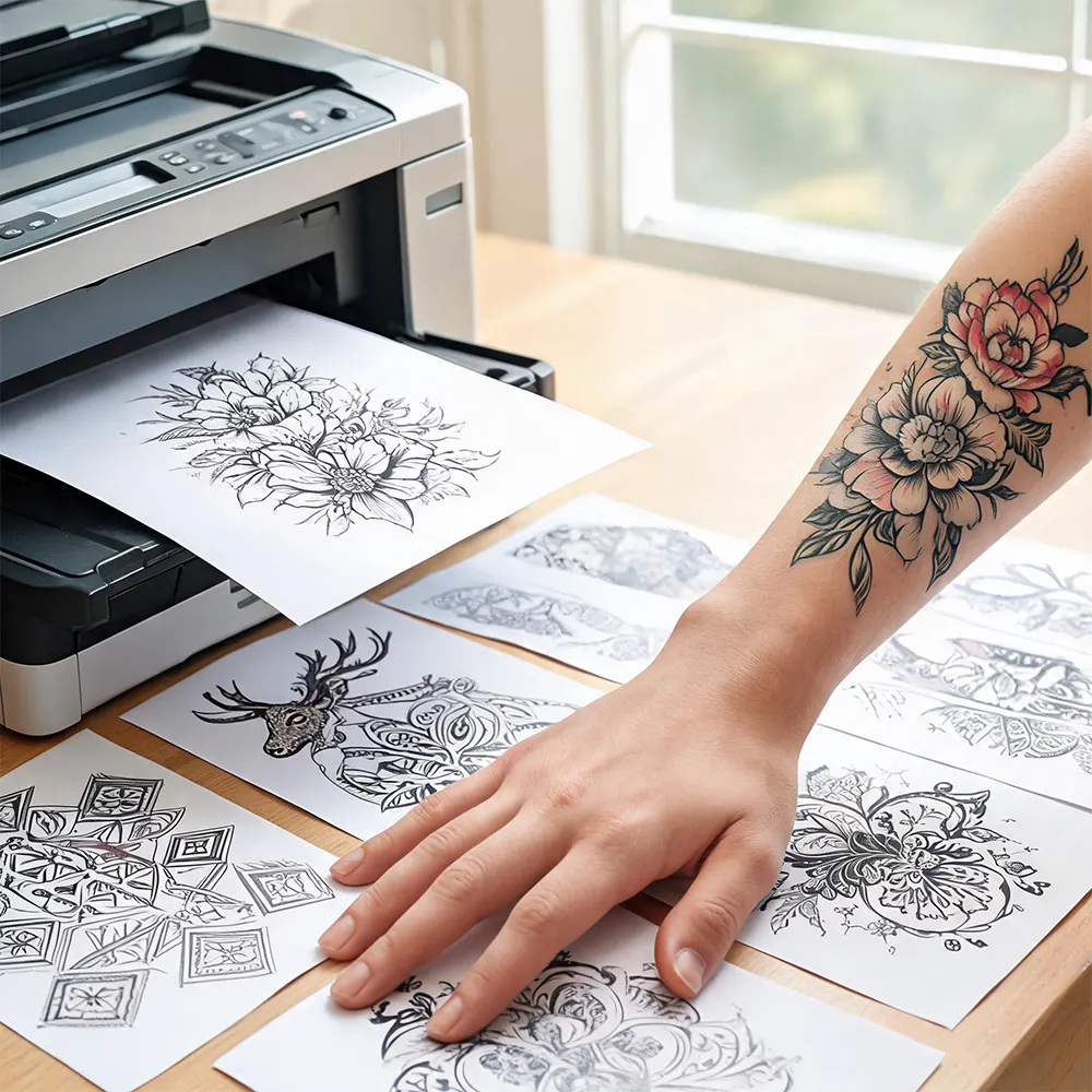 papier à tatouage de qualité cosmétique
