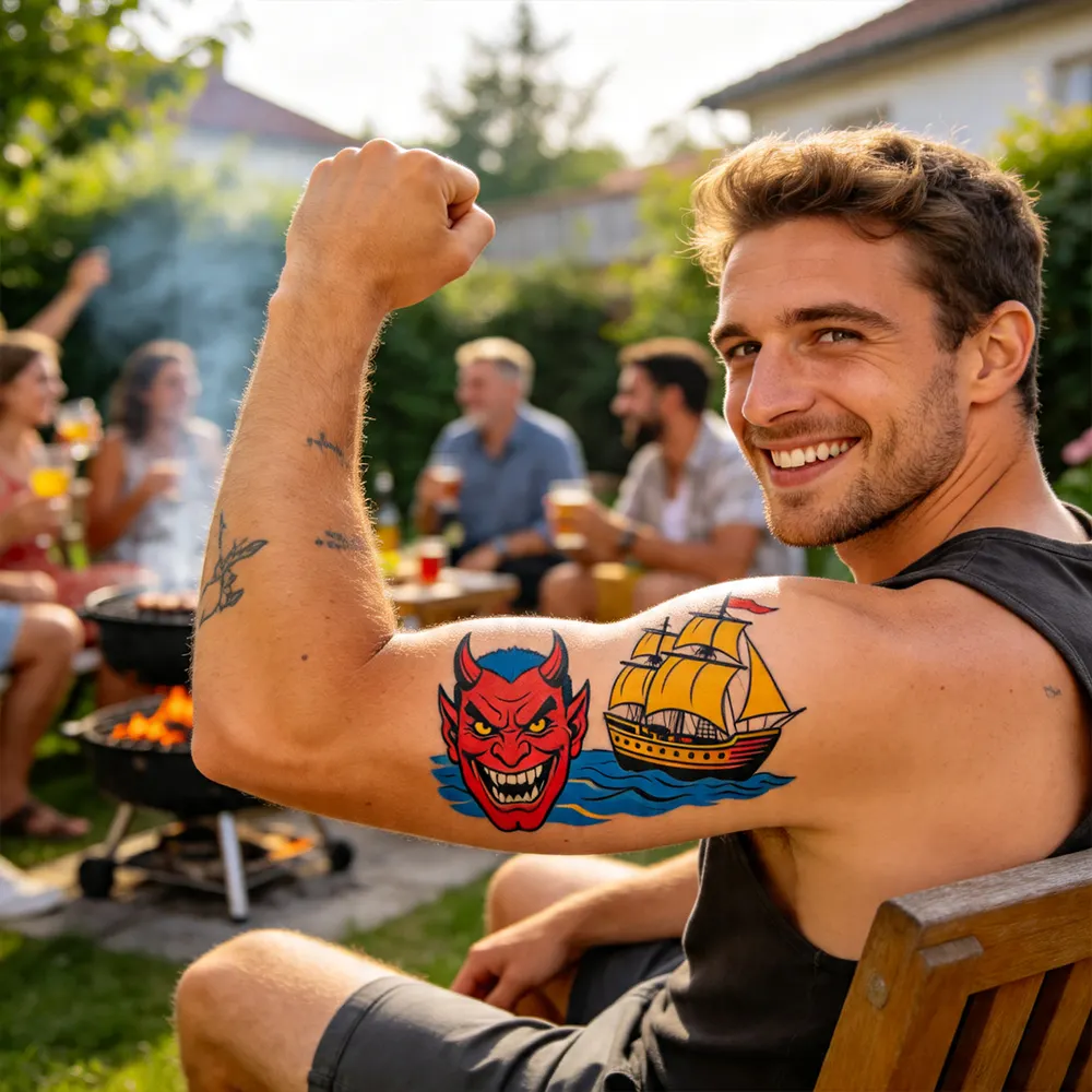 Tatouages temporaires personnalisés