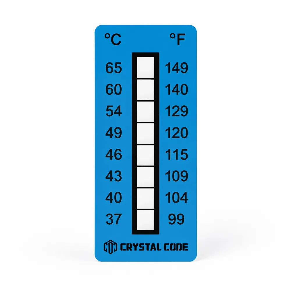 Étiquette numérique de température