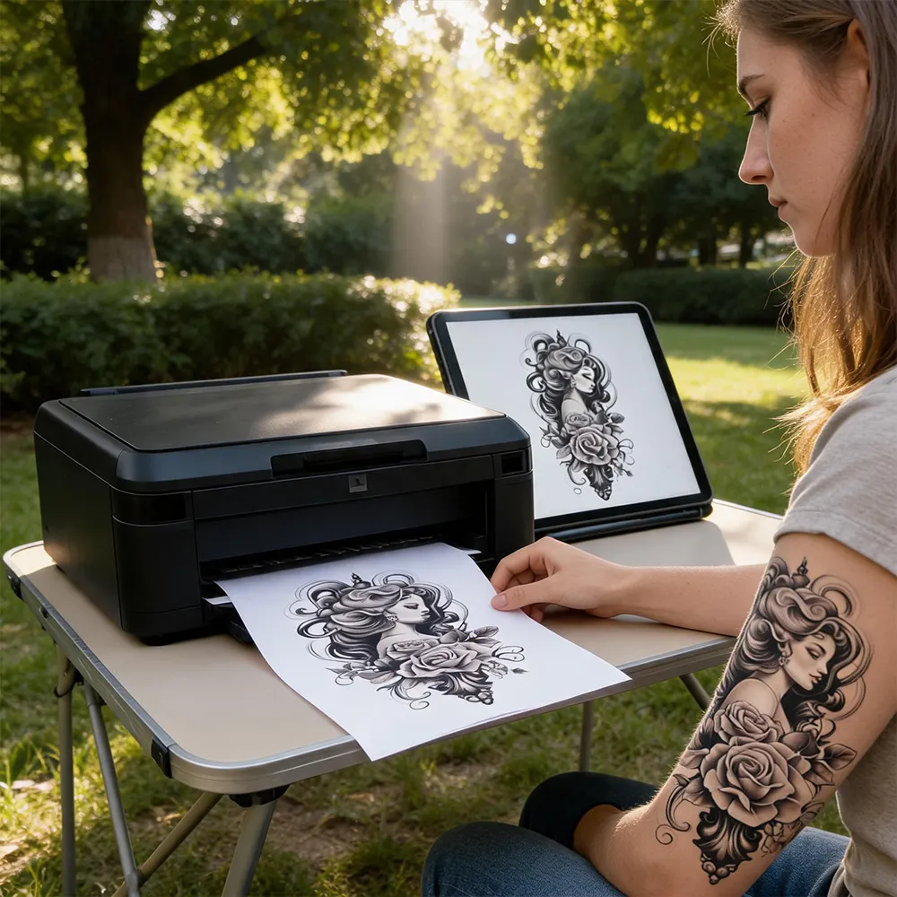Facile à retirer du papier à tatouer