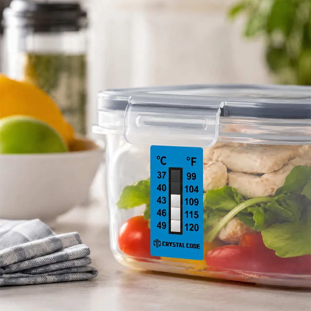 Indicateur de température de transport alimentaire