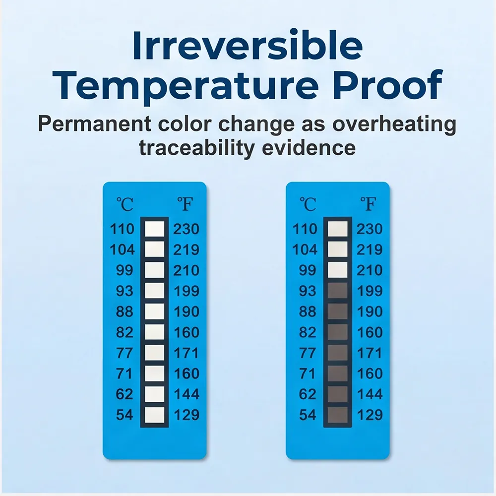 Étiquette de surveillance thermique
