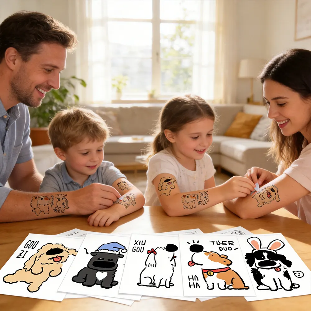 Autocollants faits maison pour tatouages