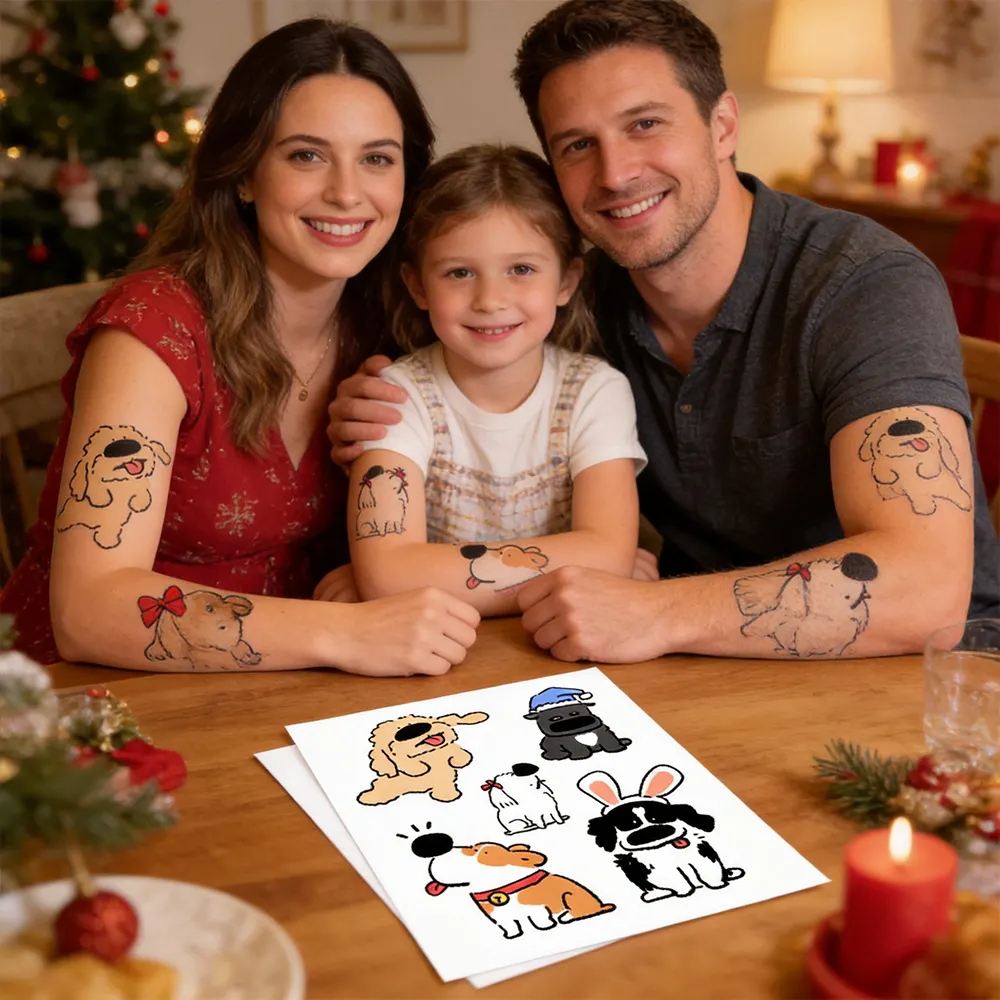 Autocollants faits maison pour tatouages