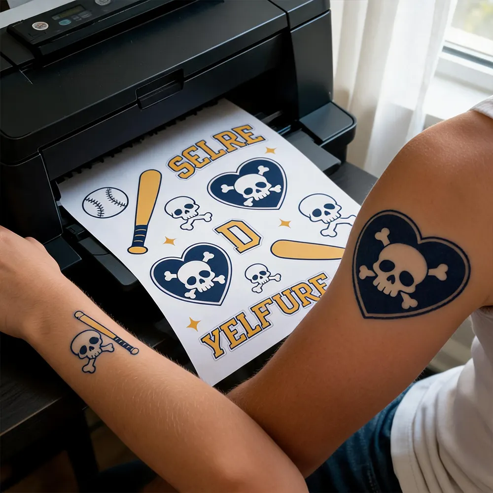 Imprimerie à domicile pour papier à tatouage