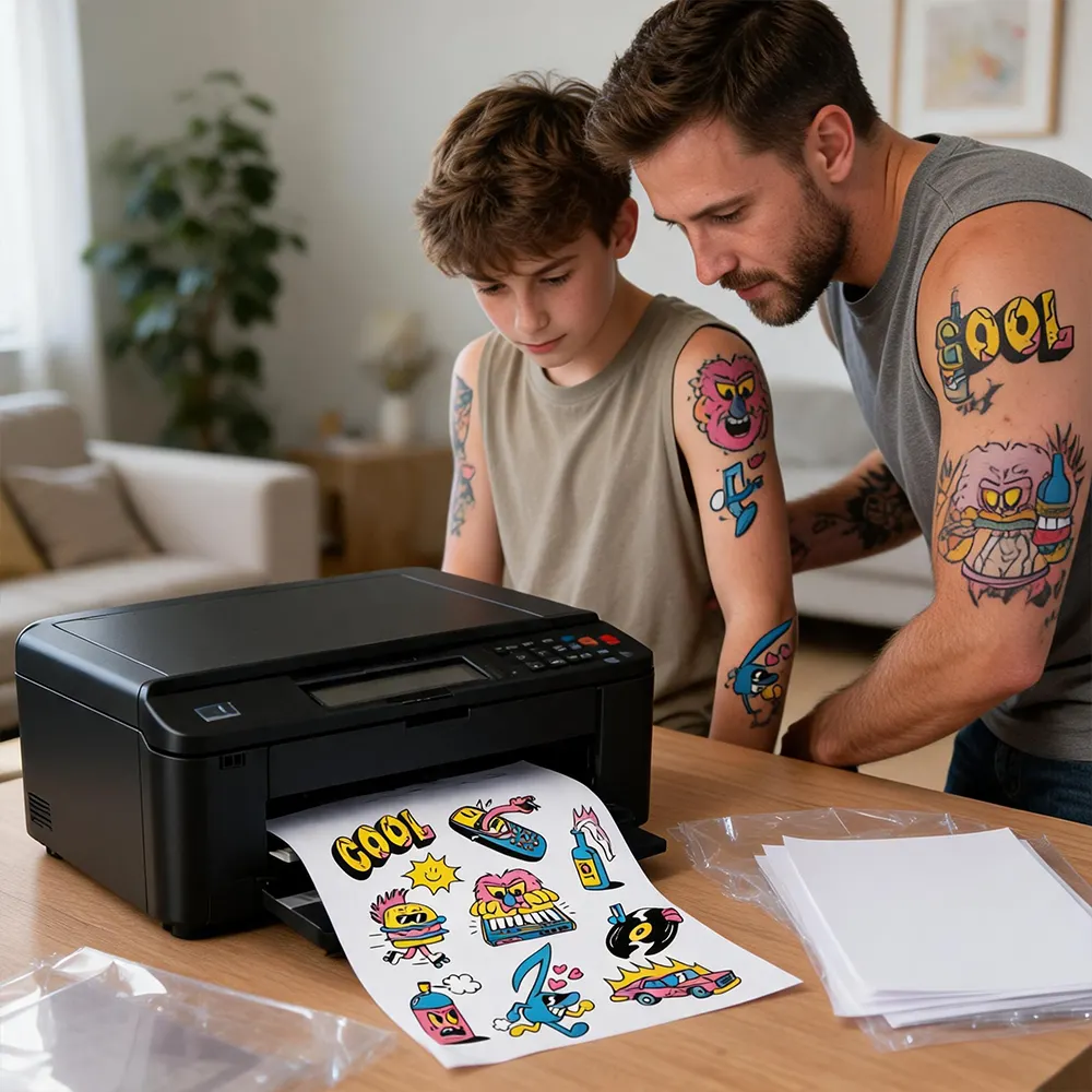 Imprimerie à domicile pour papier à tatouage