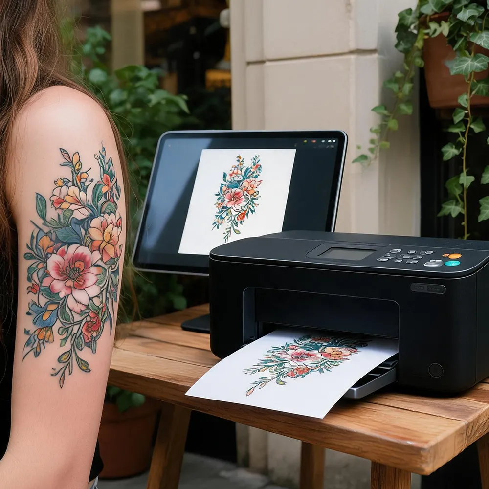 Papier de transfert de tatouage jet d’encre