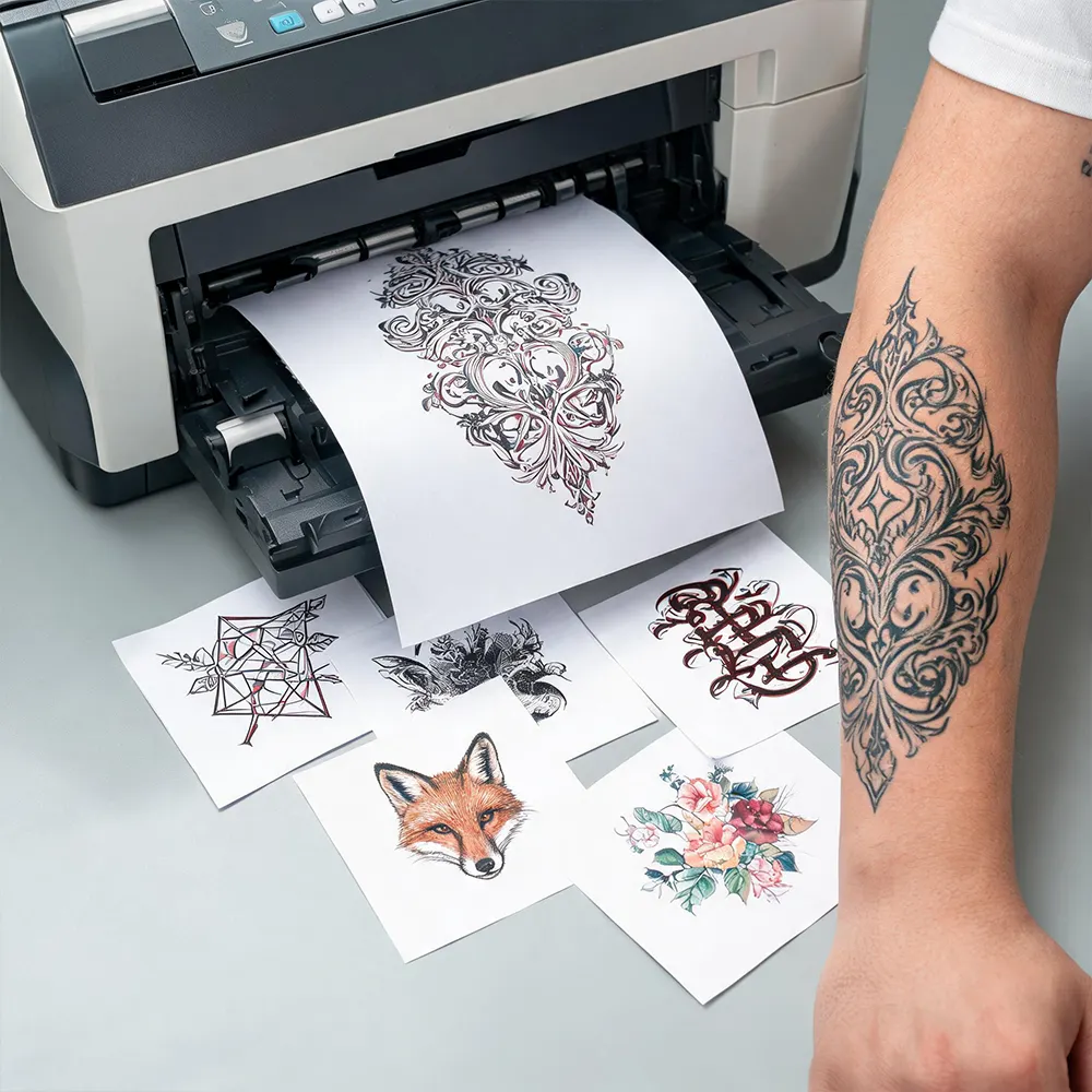 Papier autocollant pour imprimante laser