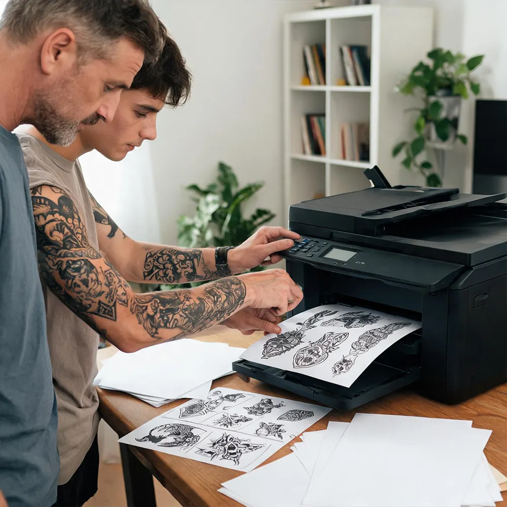 Papier de transfert de tatouage laser