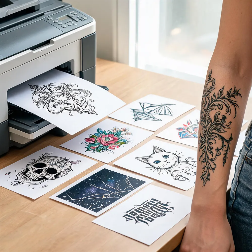 Papier temporaire pour tatouage laser