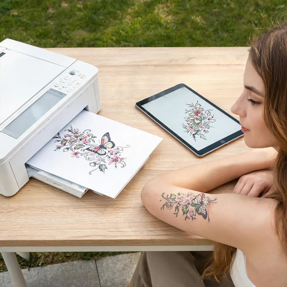Papier temporaire pour tatouage laser