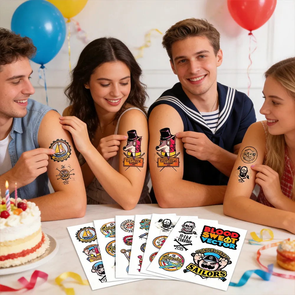 Autocollants pour tatouages de fête