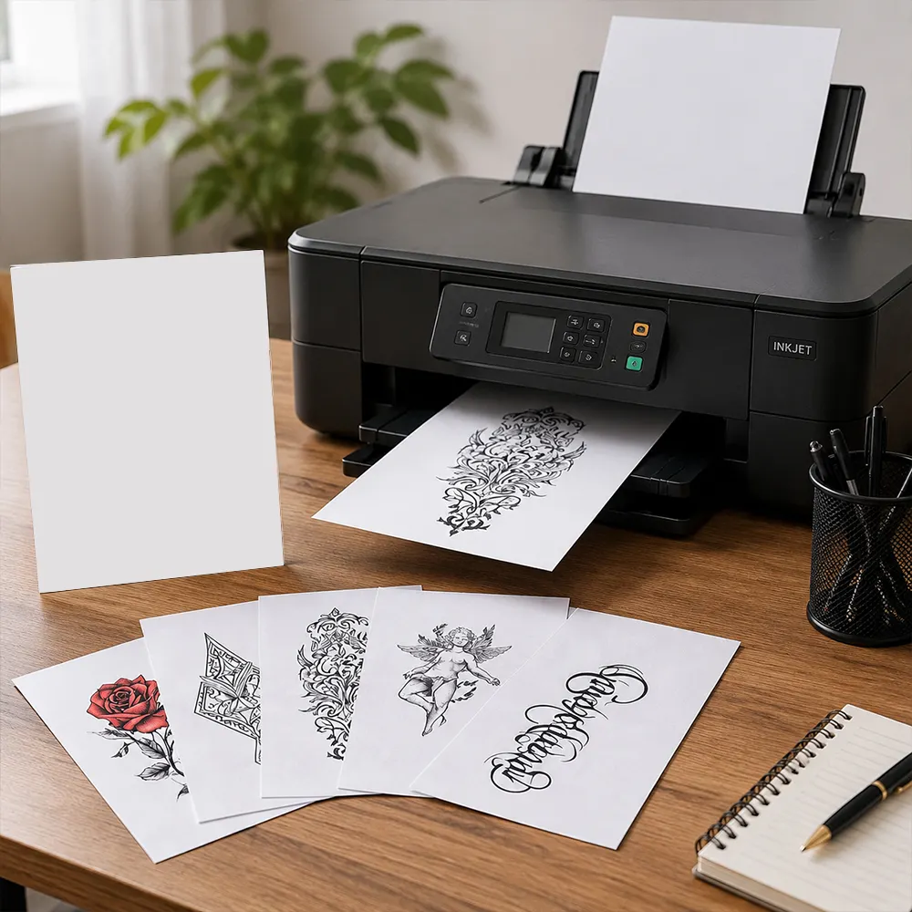 Papier à tatouage à marque propre