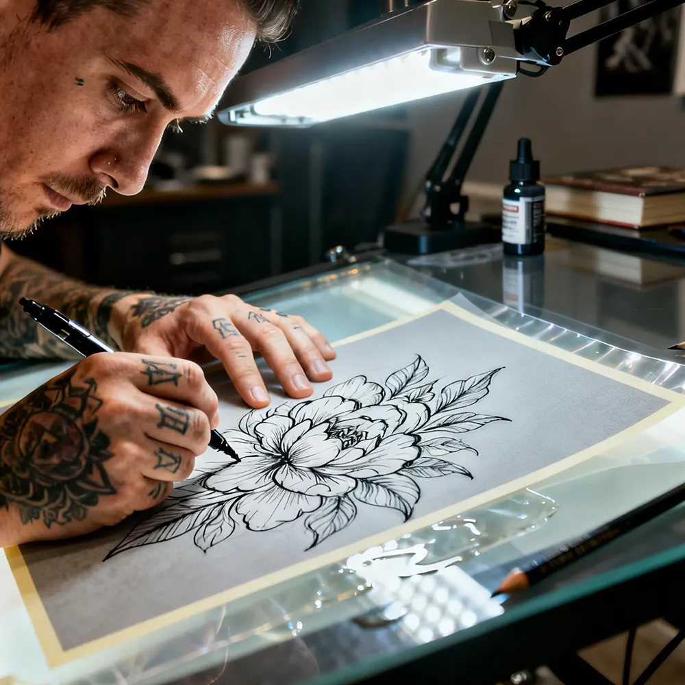 Papier de transfert professionnel pour tatouages