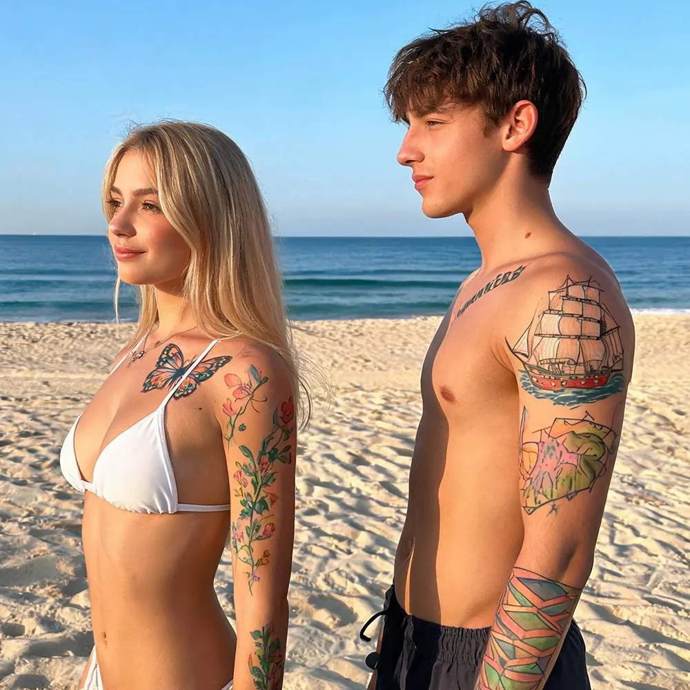 Autocollants promotionnels pour tatouages
