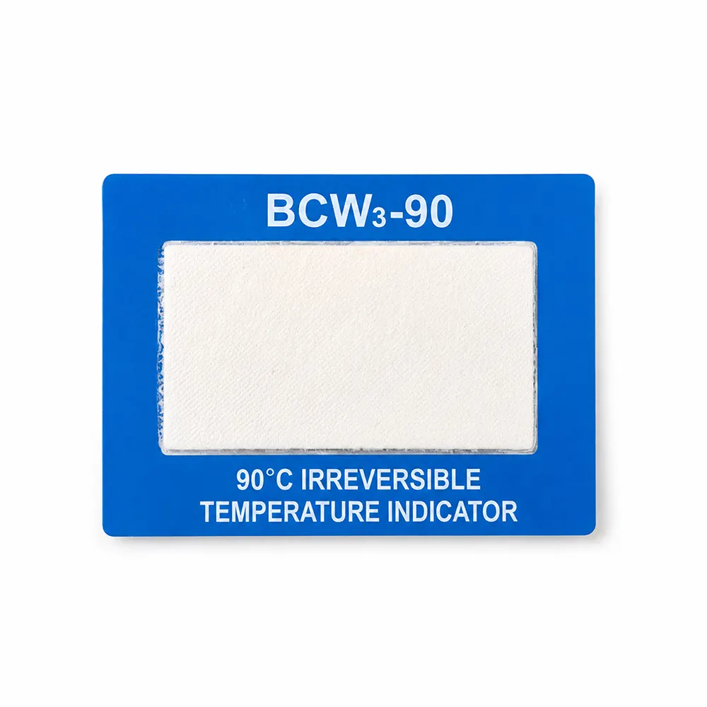 removable temperature indicator sticker