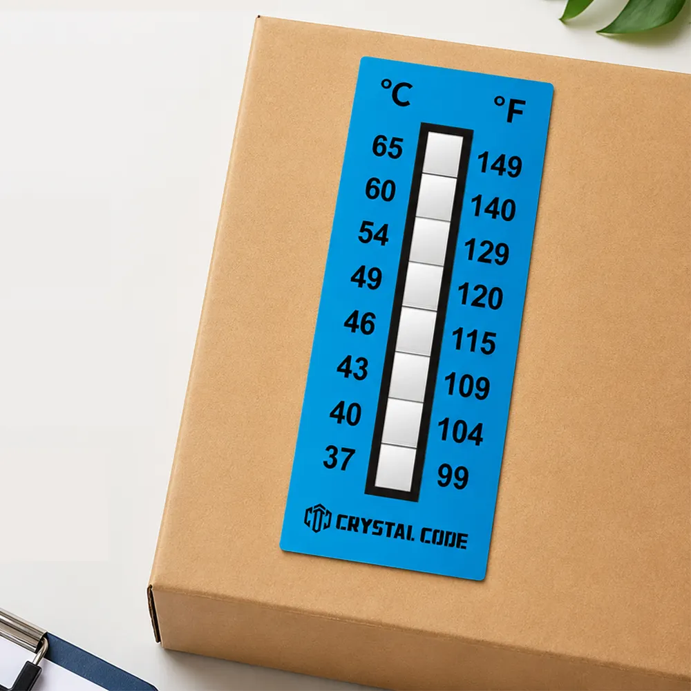 Bande thermomètre autocollante