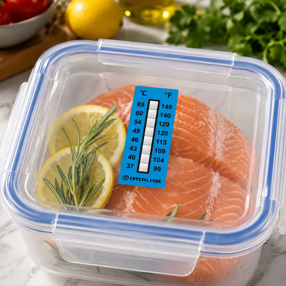 Bande thermomètre autocollante