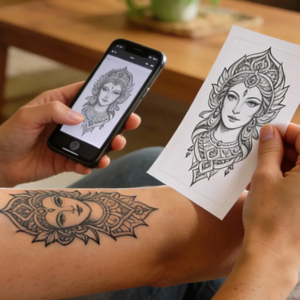 Feuilles de papier à tatouage