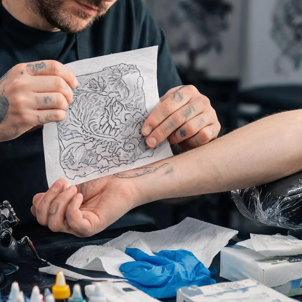 Fournitures pour le studio de tatouage