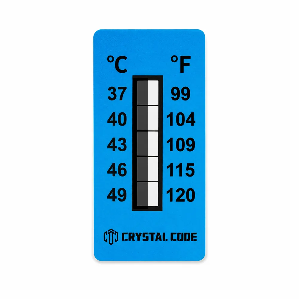 Étiquette indicatrice thermique