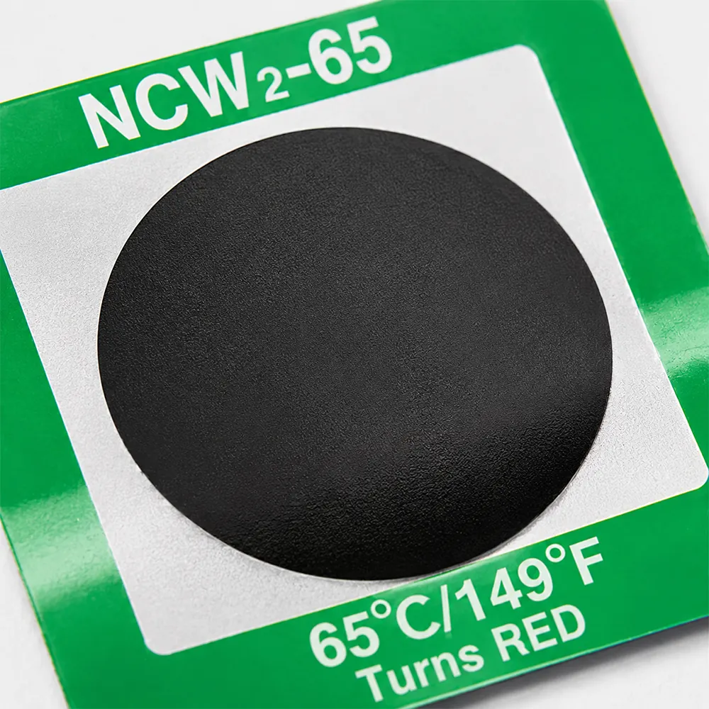 Étiquette thermochromique indicateur de température