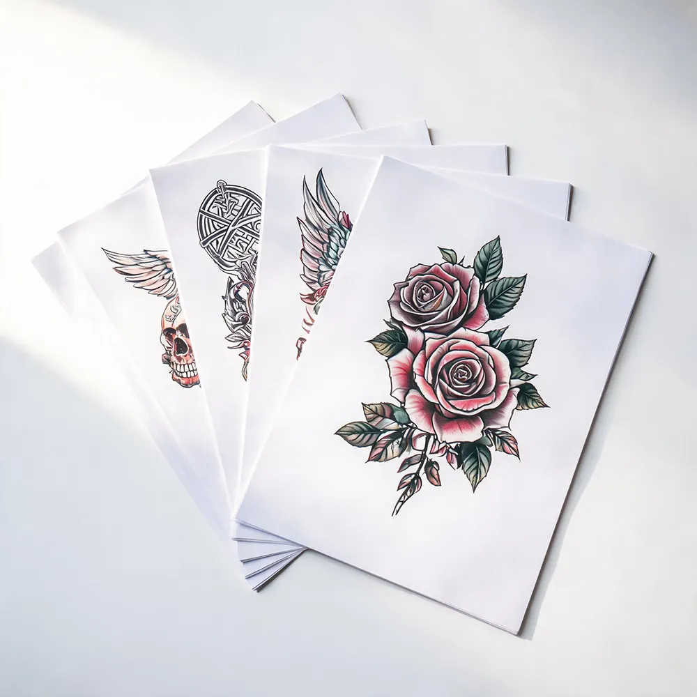 Papier pour tatouage de toboggan aquatique