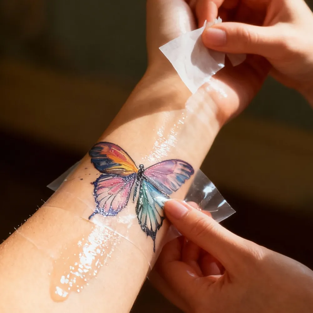 Papier pour tatouage de toboggan aquatique