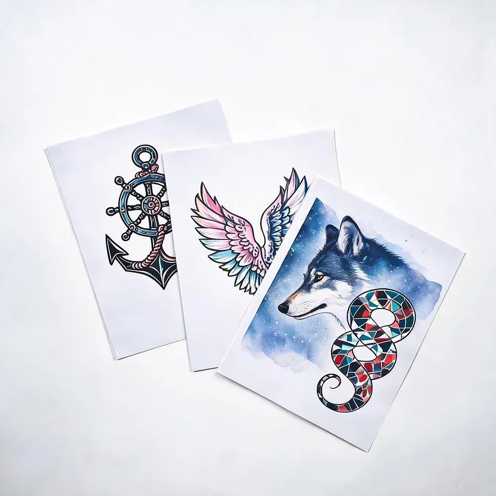 Papier de tatouage à transfert d’eau