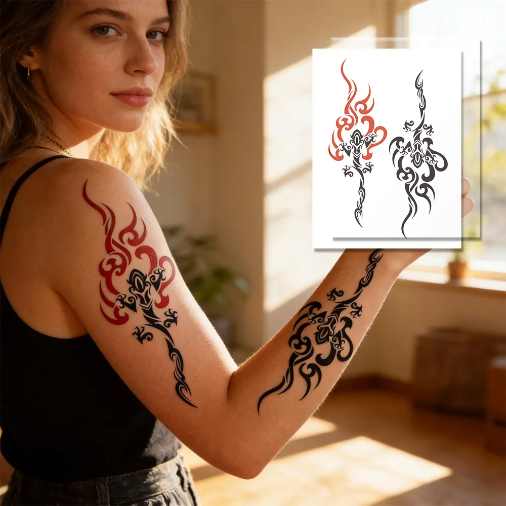 Papier de tatouage à transfert d’eau