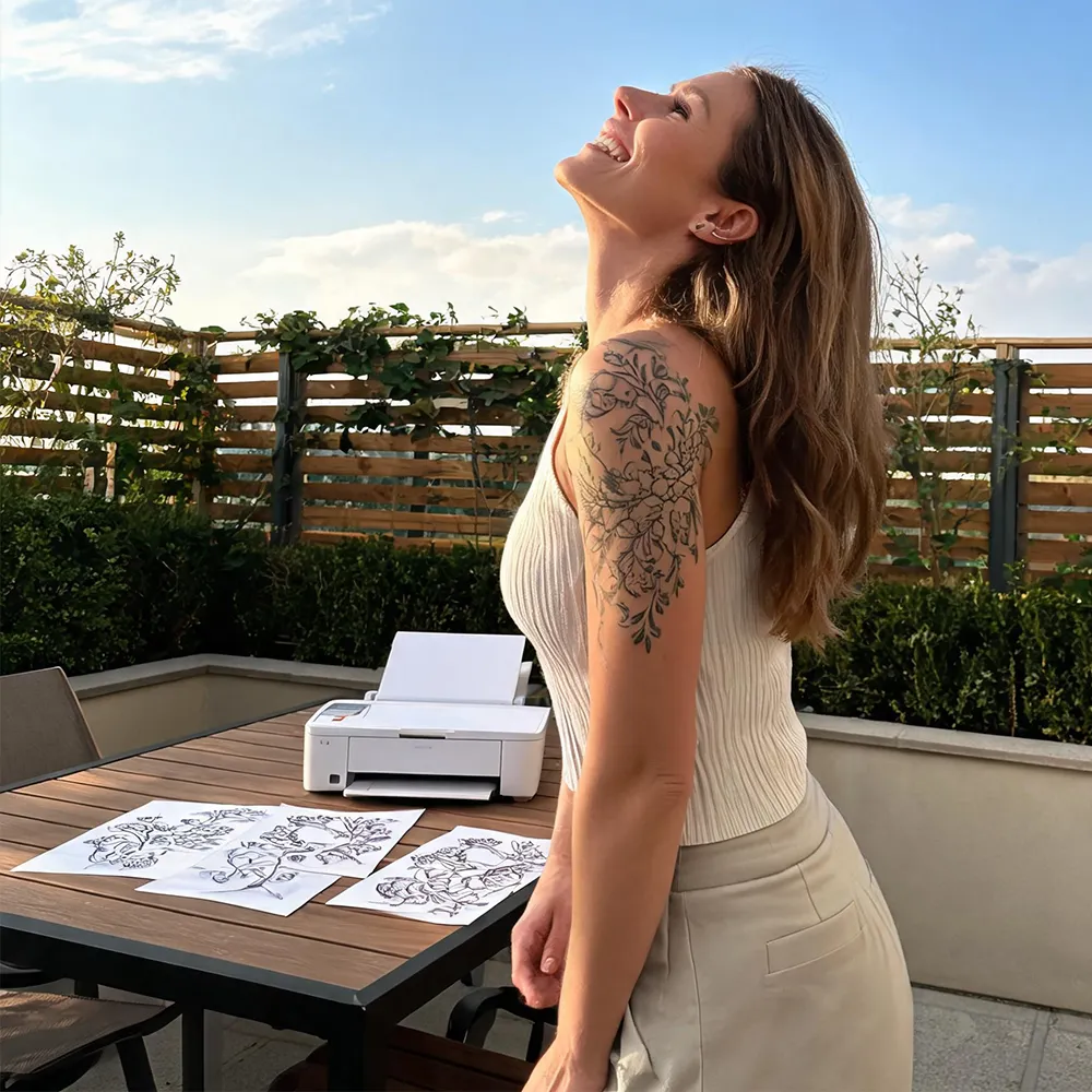 papier de tatouage temporaire imperméable