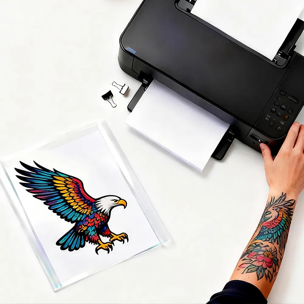 Papier blanc pour tatouage